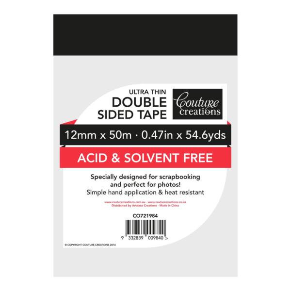 Couture Creations - 12mm Double Sided Tape - Standard
