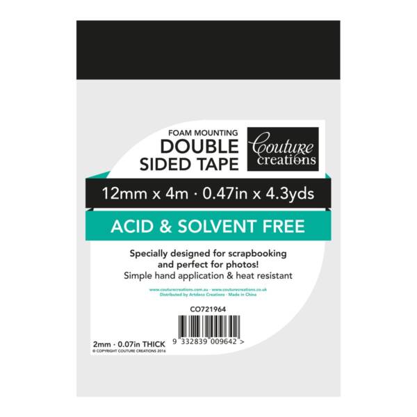 Couture Creations - 12mm Foam Mounting Tape - Standard