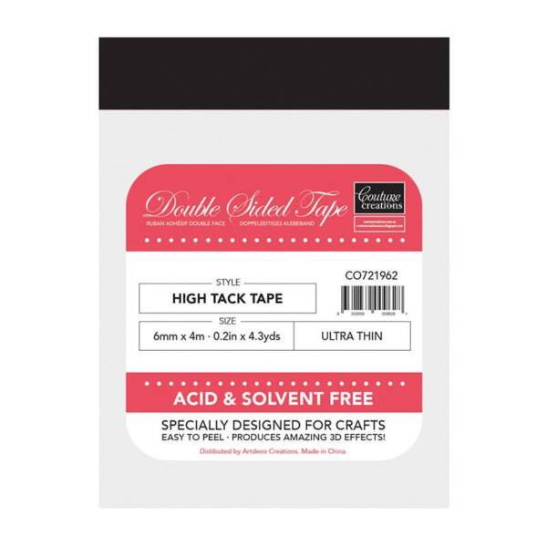 Couture Creations - 6mm Foam Mounting Tape - High Tack