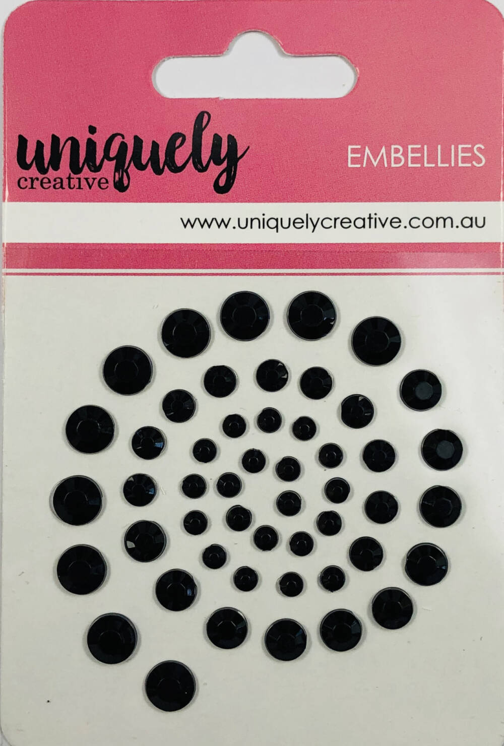 Uniquely Creative Rhinestones - Black