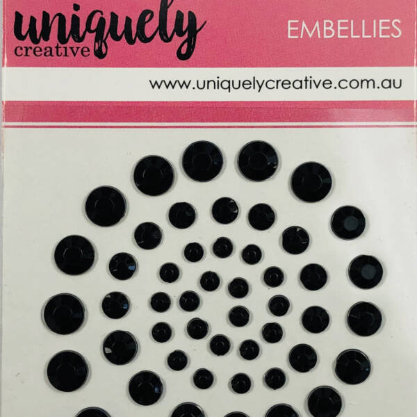 Uniquely Creative Rhinestones - Black