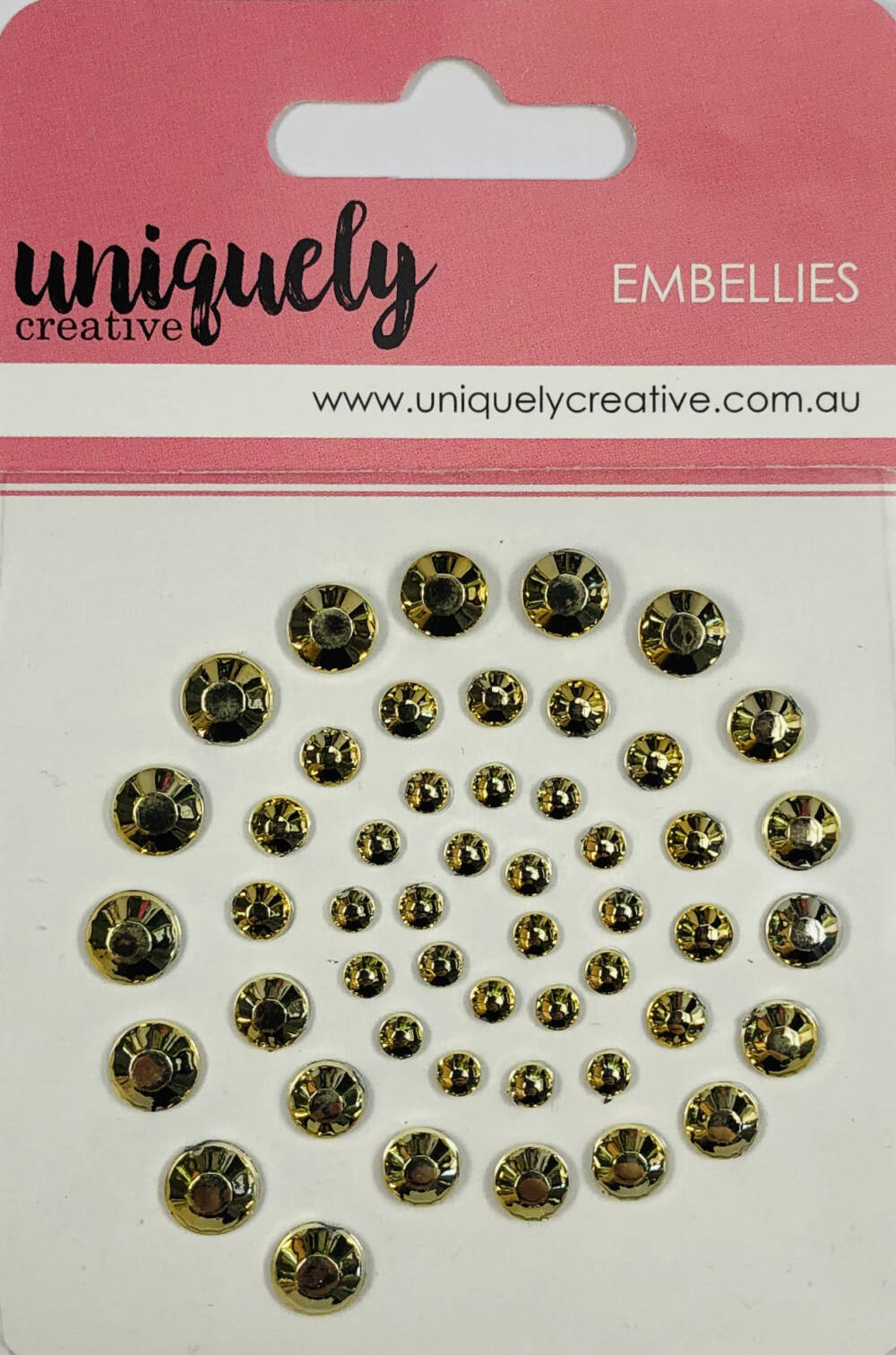Uniquely Creative Rhinestones - Gold