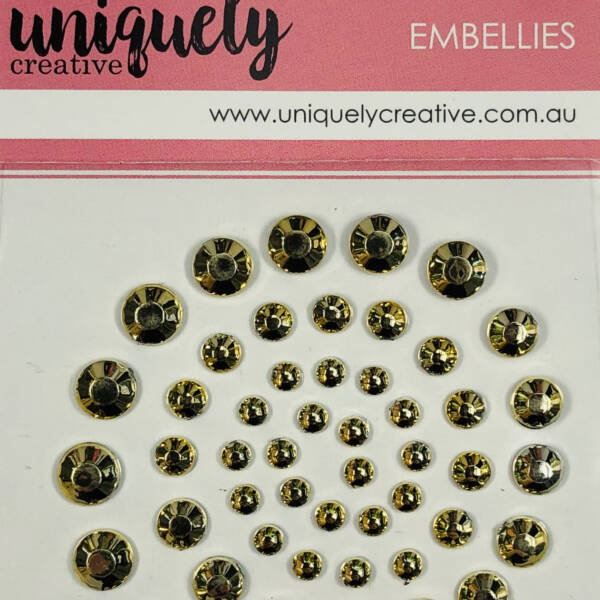 Uniquely Creative Rhinestones - Gold