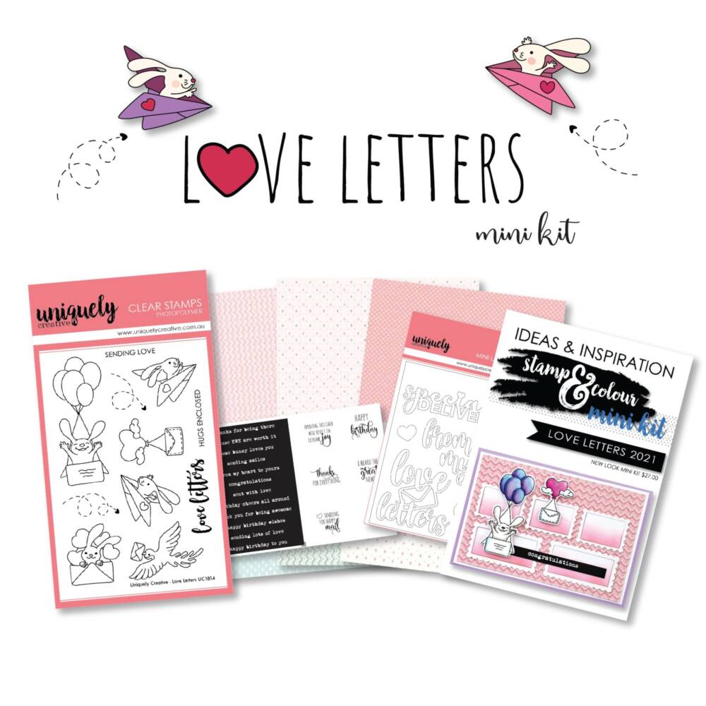 UC Love Letters Mini Kit (includes bonus fussy cutting die)