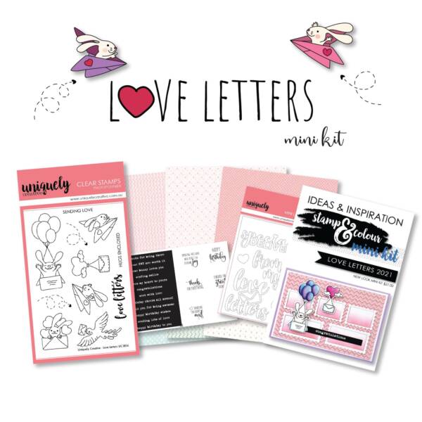 UC Love Letters Mini Kit (includes bonus fussy cutting die)