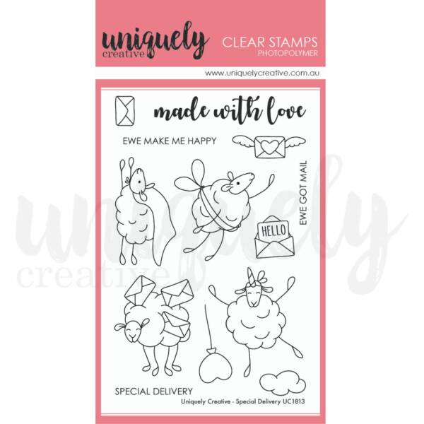 UC Special Delivery Stamp (includes bonus fussy cutting die)