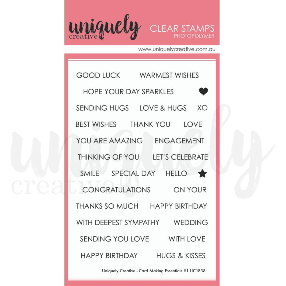 UC Stamp - Card Making Essential #1