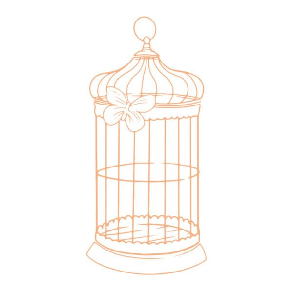 CC - My Secret Love - Stamp - Butterfly Cage