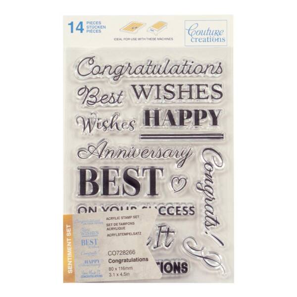 CC - Sentiment Stamp Set - Congratulations