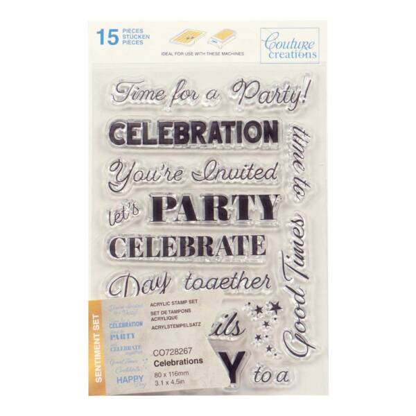 CC - Sentiment Stamp Set - Celebrations