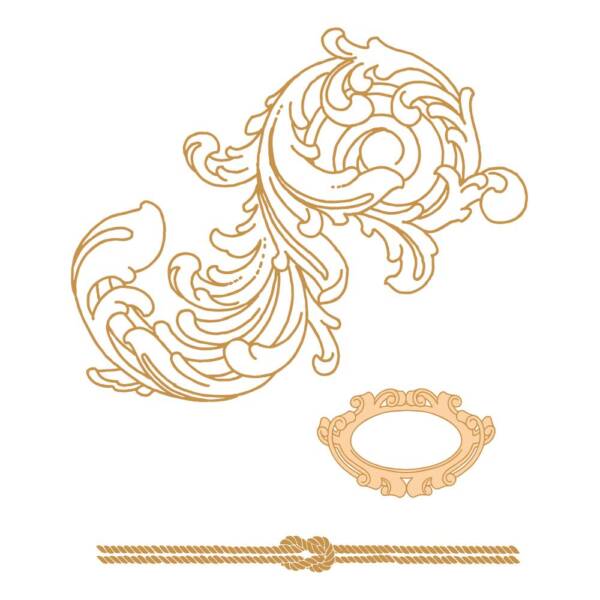 CC - Seaside Girl - Stamp Set - Seaside Flourish