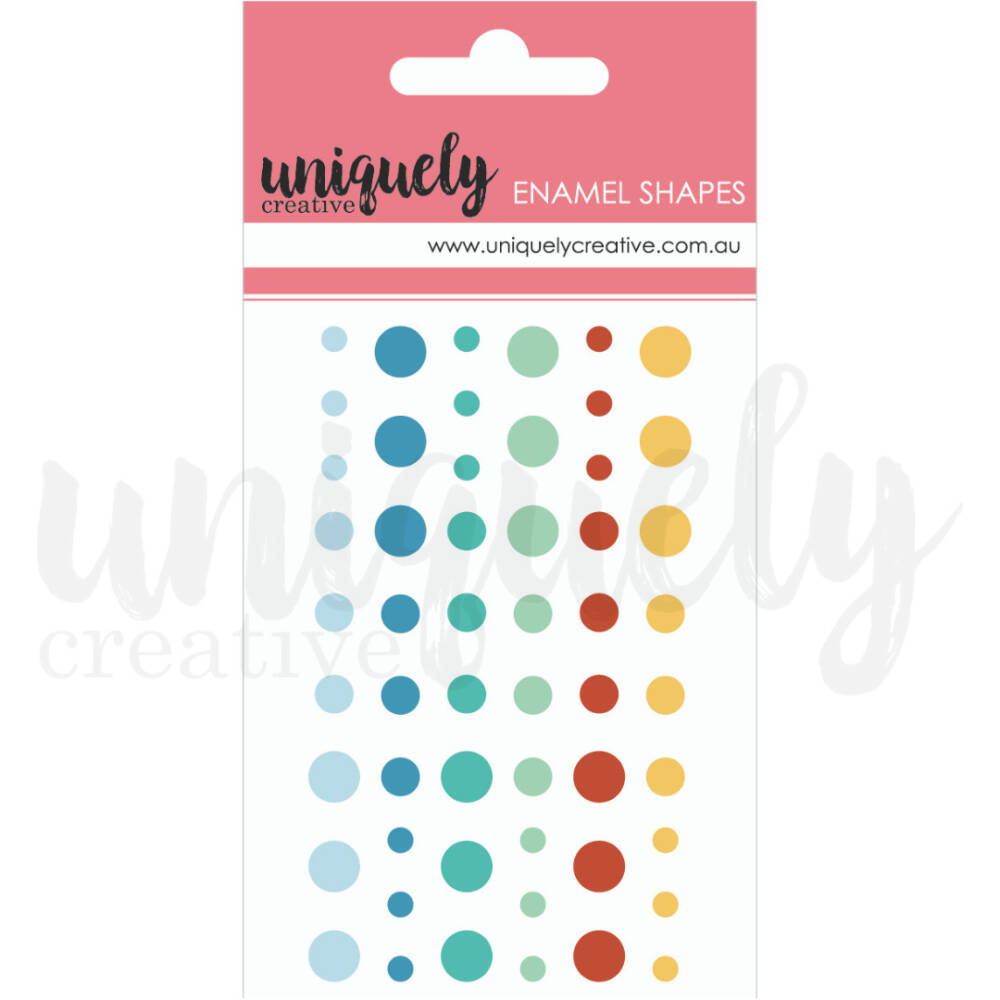 Uniquely Creative – Enamel Dots - Rainforest Retreat