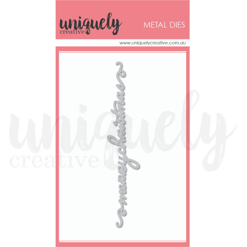 Uniquely Creative - Metal Die - Scripty Christmas