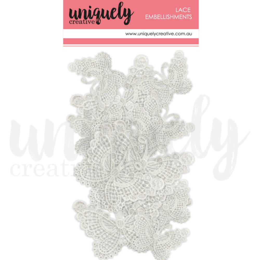 Uniquely Creative - Lace - Butterflies