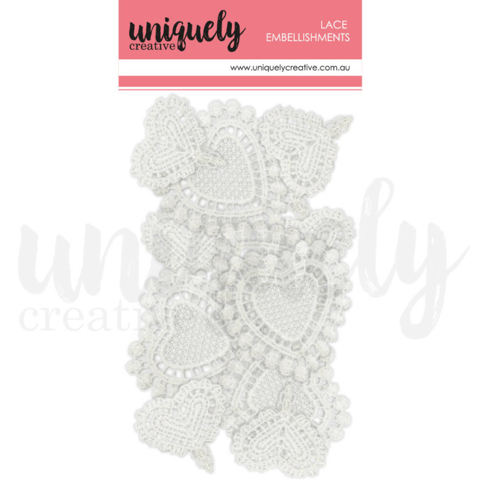 Uniquely Creative - Lace - Mixed Hearts