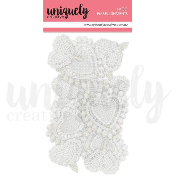 Uniquely Creative - Lace - Mixed Hearts
