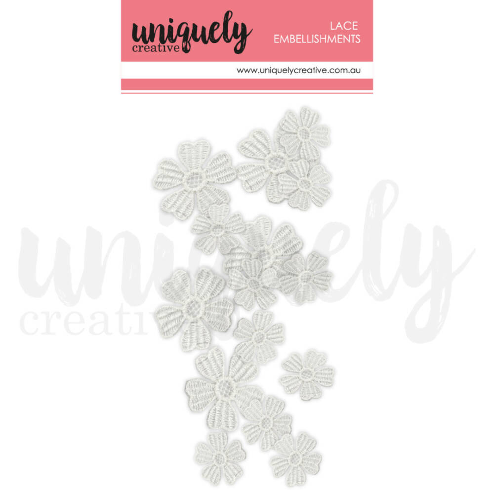 Uniquely Creative - Lace - Mixed Flowers