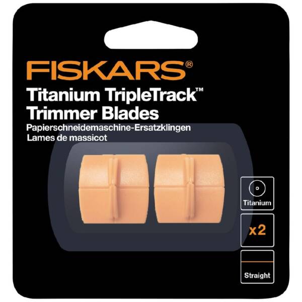 Fiskars - Paper Trimmer Blades - Titanium TripleTrack