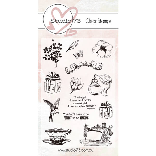 Studio 73 - Clear Stamps - A Ladies Day