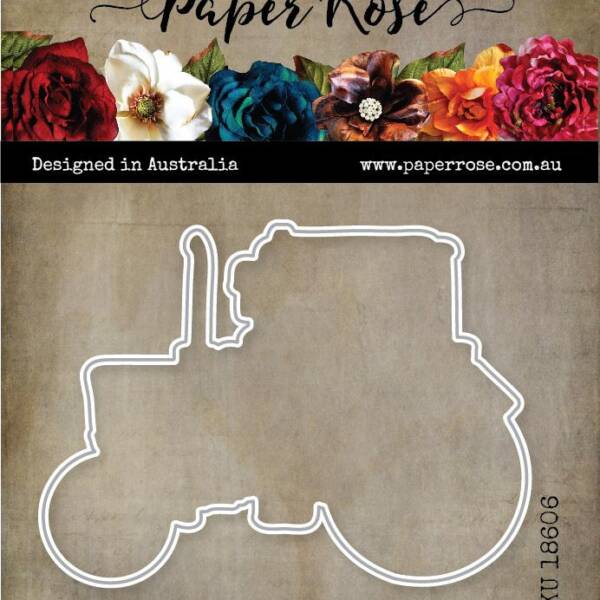 Paper Rose - Vintage Tractor Metal Die