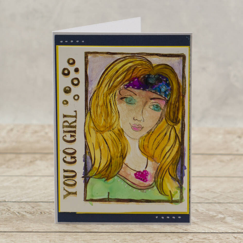 CC - You Go Girl - Stamp Set - You Go Girl Portrait - Image 4