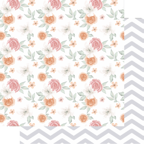 Uniquely Creative - 12x12 Paper - Ocean Breeze - Summer Bloom