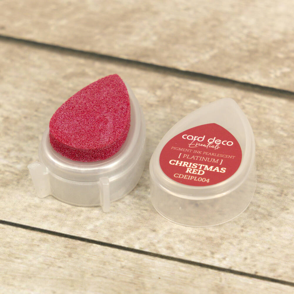 Card Deco Pigment Ink Pad - Christmas Red - Image 3