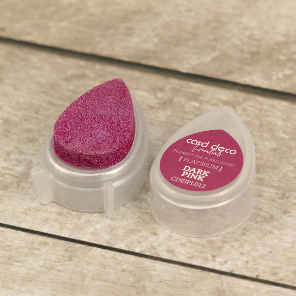 Card Deco Pigment Ink Pad - Dark Pink - Image 3