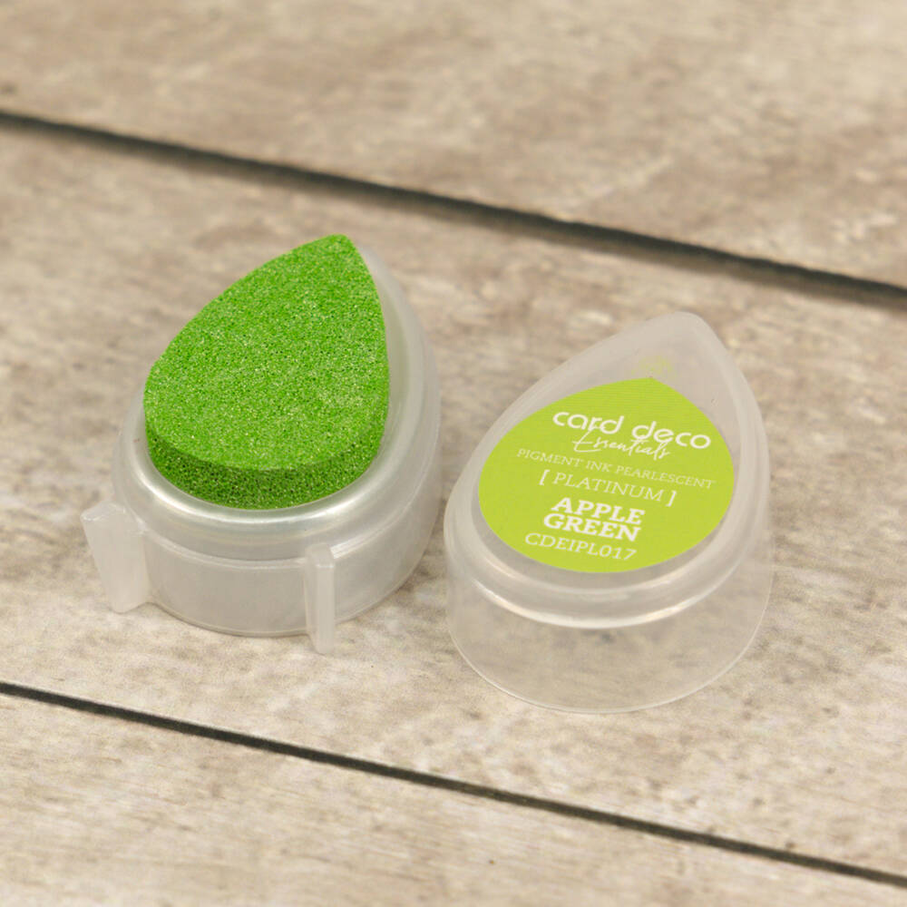 Card Deco Pigment Ink Pad - Apple Green - Image 3