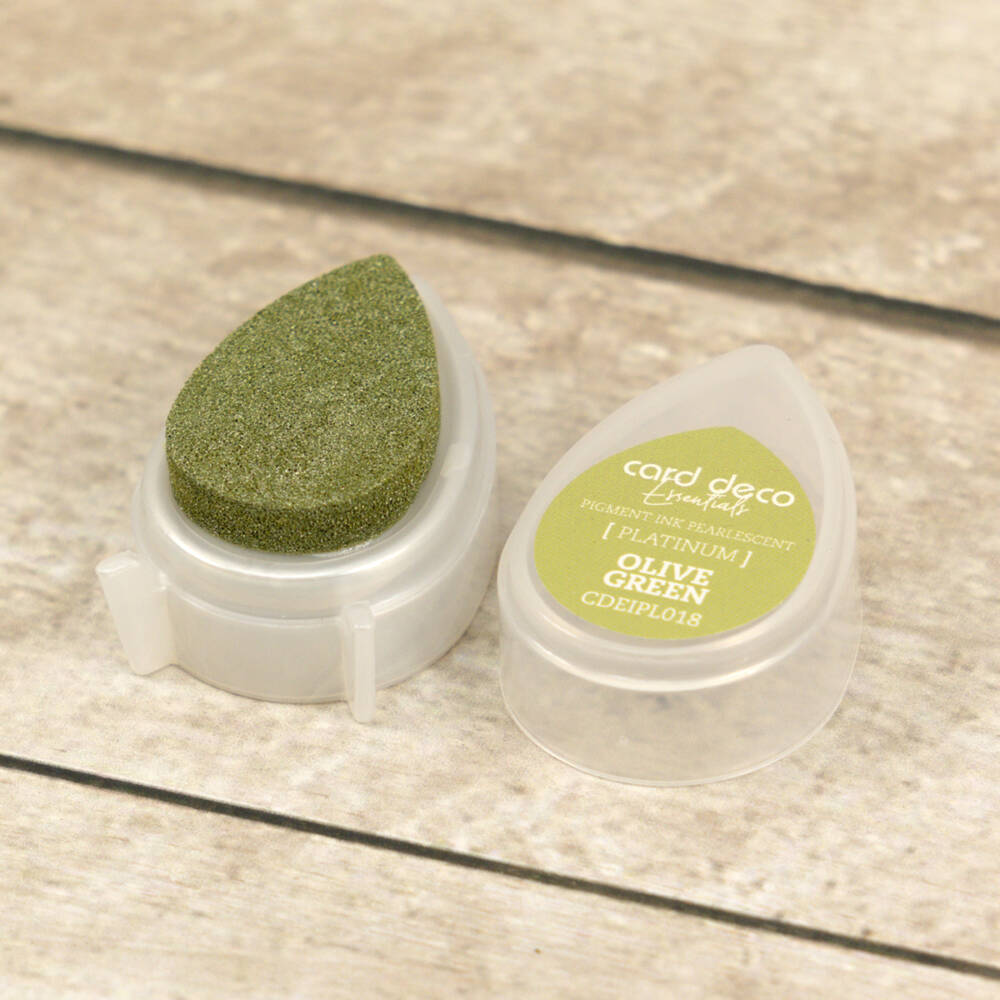 Card Deco Pigment Ink Pad - Olive Green - Image 2
