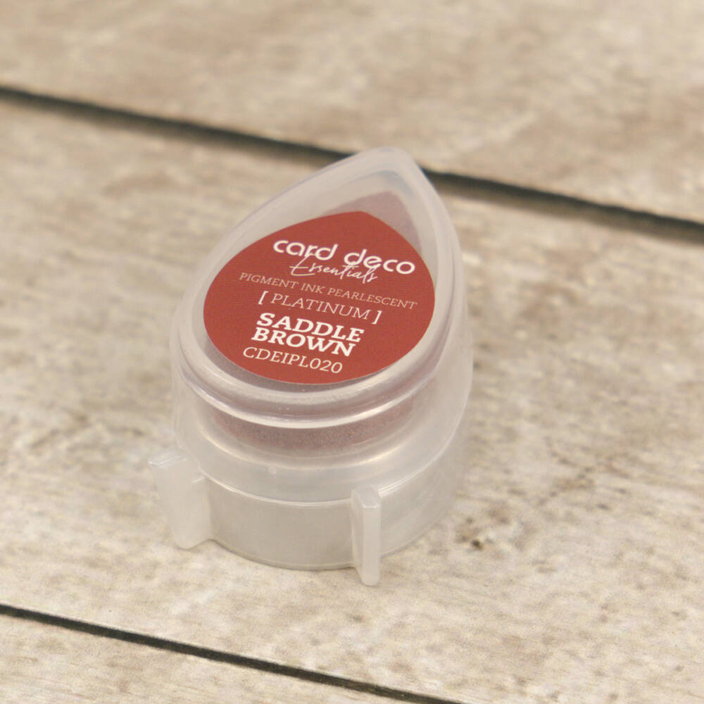 Card Deco Pigment Ink Pad - Saddle Brown - Image 3