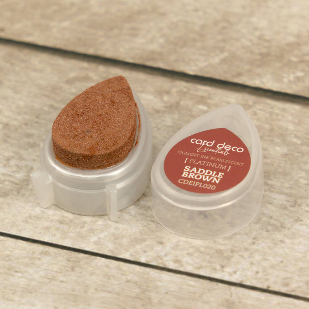 Card Deco Pigment Ink Pad - Saddle Brown - Image 2