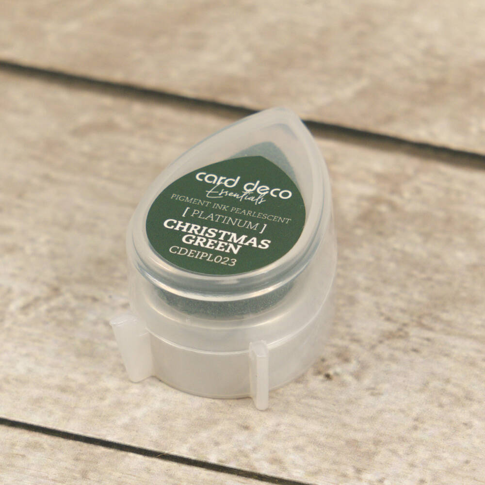 Card Deco Pigment Ink Pad - Christmas Green - Image 2