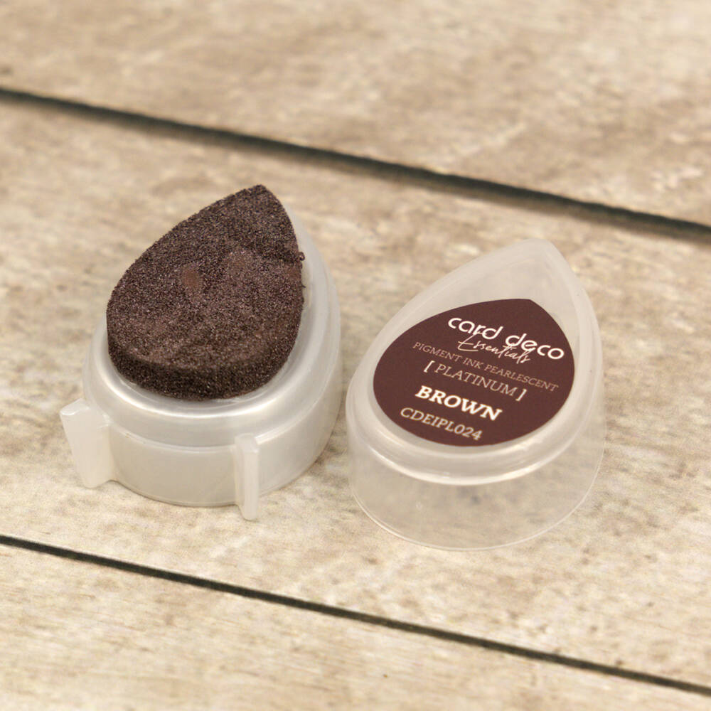 Card Deco Pigment Ink Pad - Brown - Image 3