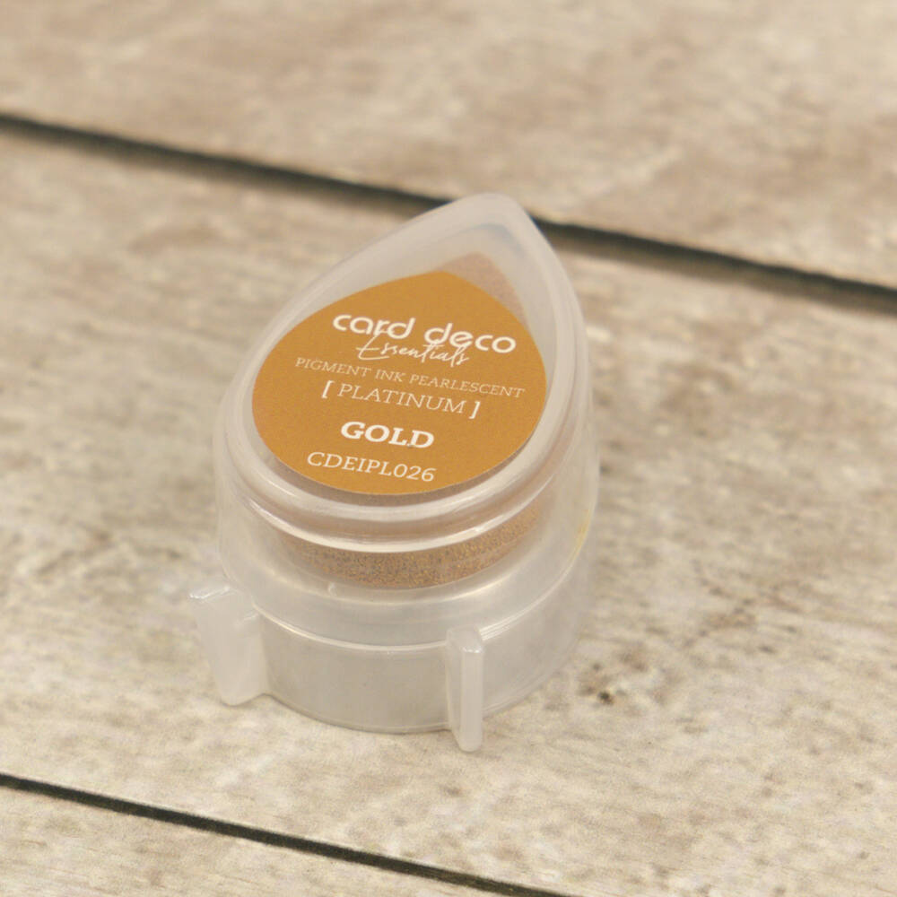 Card Deco Pigment Ink Pad - Gold - Image 3