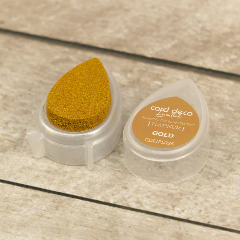 Card Deco Pigment Ink Pad - Gold - Image 2