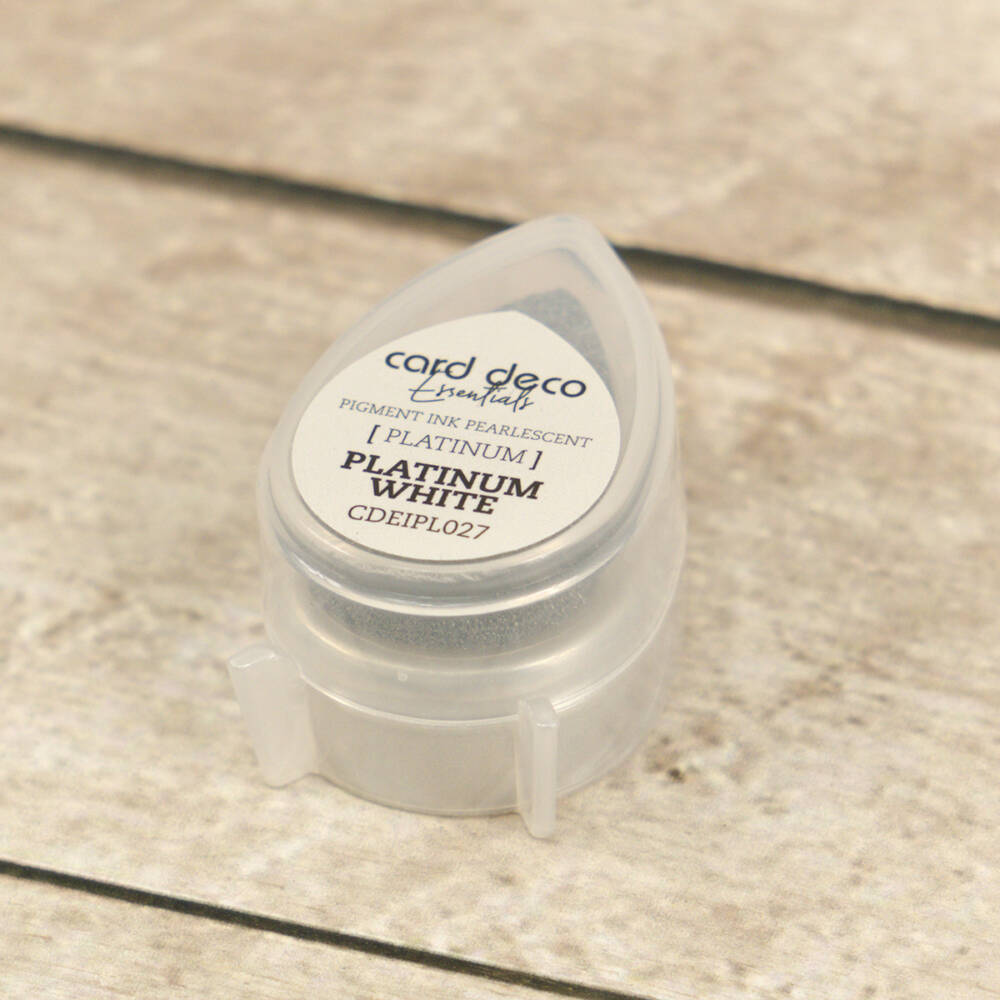 Card Deco Pigment Ink Pad - Platinum White - Image 2