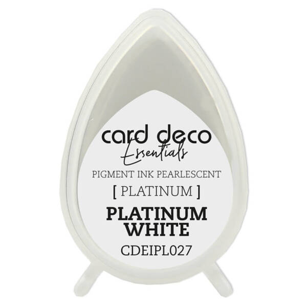 Card Deco Pigment Ink Pad - Platinum White