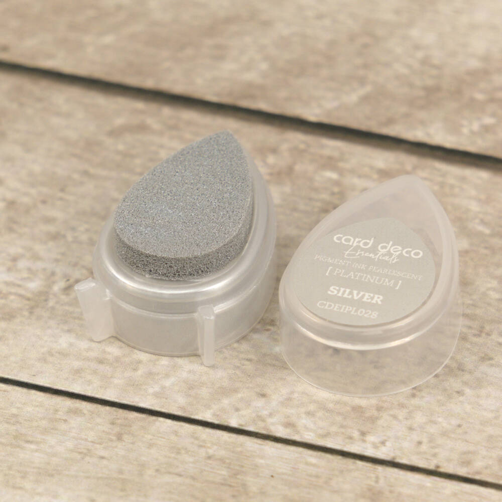 Card Deco Pigment Ink Pad - Silver - Image 2