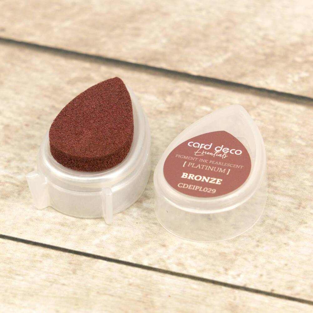 Card Deco Pigment Ink Pad - Bronze - Image 3