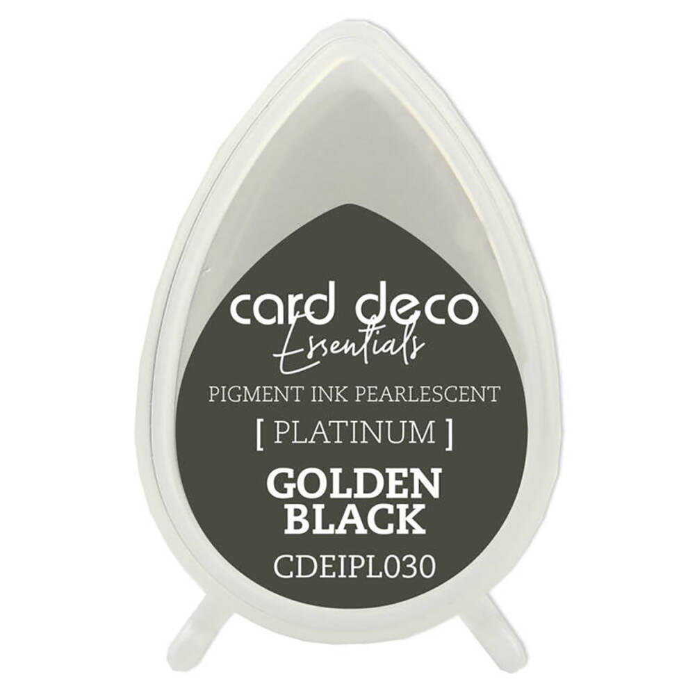 Card Deco Pigment Ink Pad - Golden Black