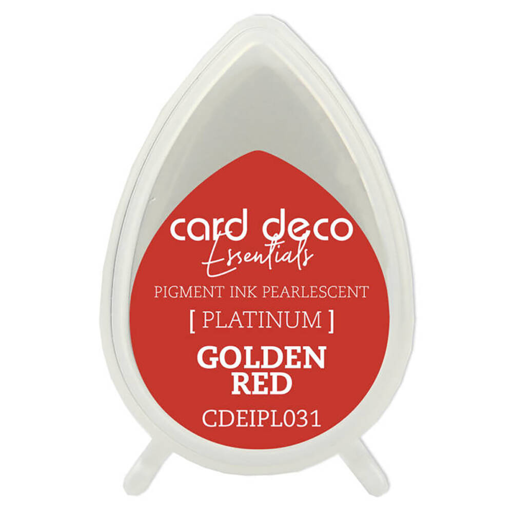 Card Deco Pigment Ink Pad - Golden Red