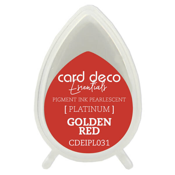 Card Deco Pigment Ink Pad - Golden Red