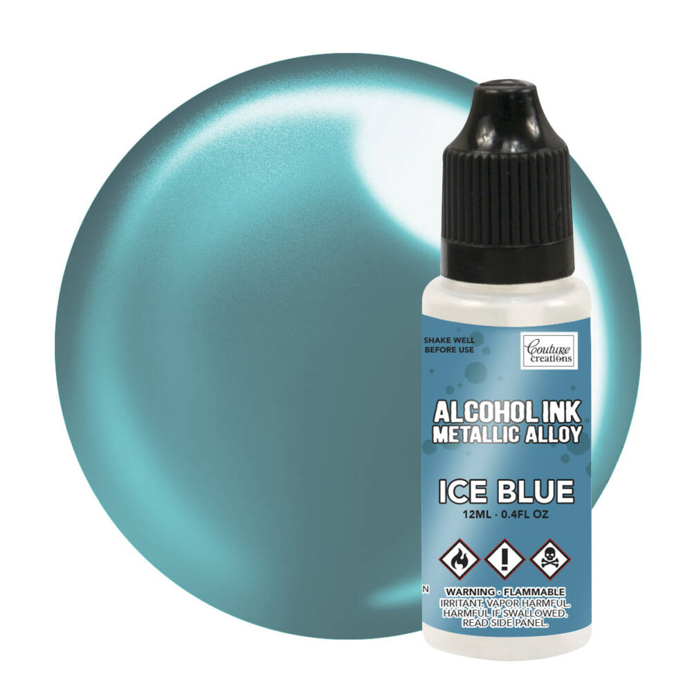 Alcohol Ink - Metallic Alloy - Ice Blue