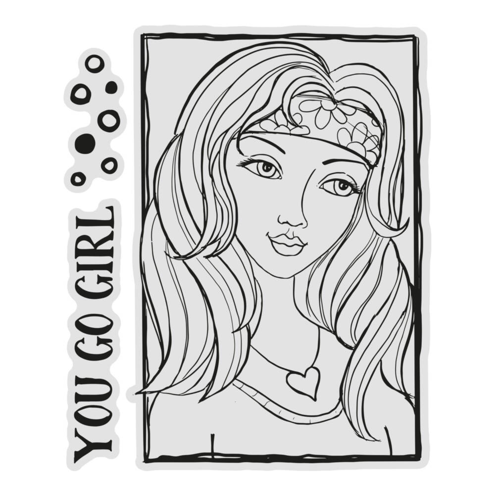 CC - You Go Girl - Stamp Set - You Go Girl Portrait
