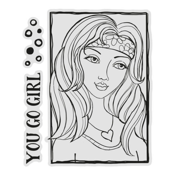 CC - You Go Girl - Stamp Set - You Go Girl Portrait