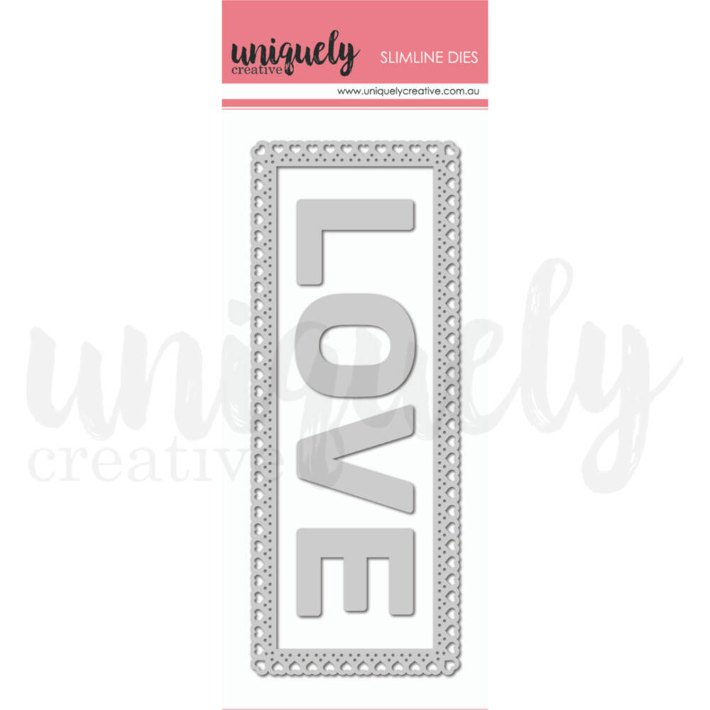 Uniquely Creative - Metal Die - Slim - Love Frame