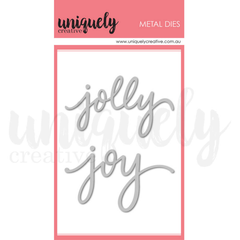 Uniquely Creative - Metal Die - Jolly & Joy