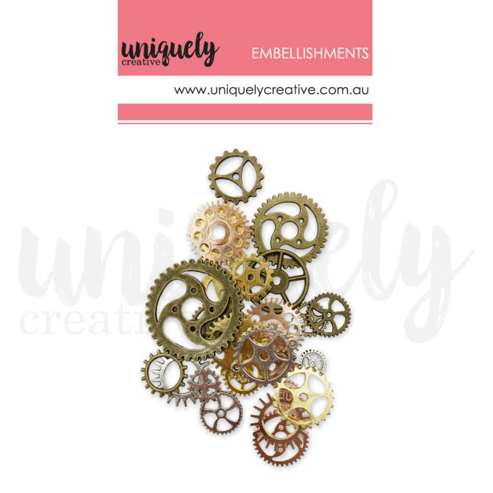 Uniquely Creative - Metal Cogs - Mixed