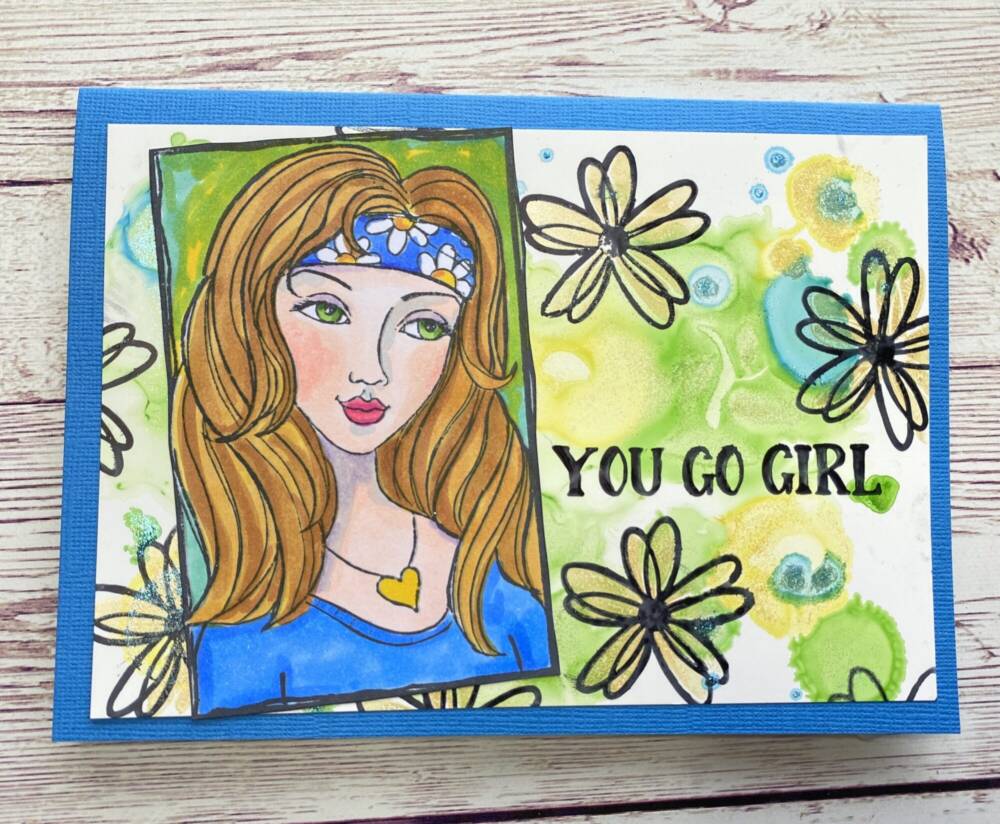 CC - You Go Girl - Stamp Set - You Go Girl Portrait - Image 2